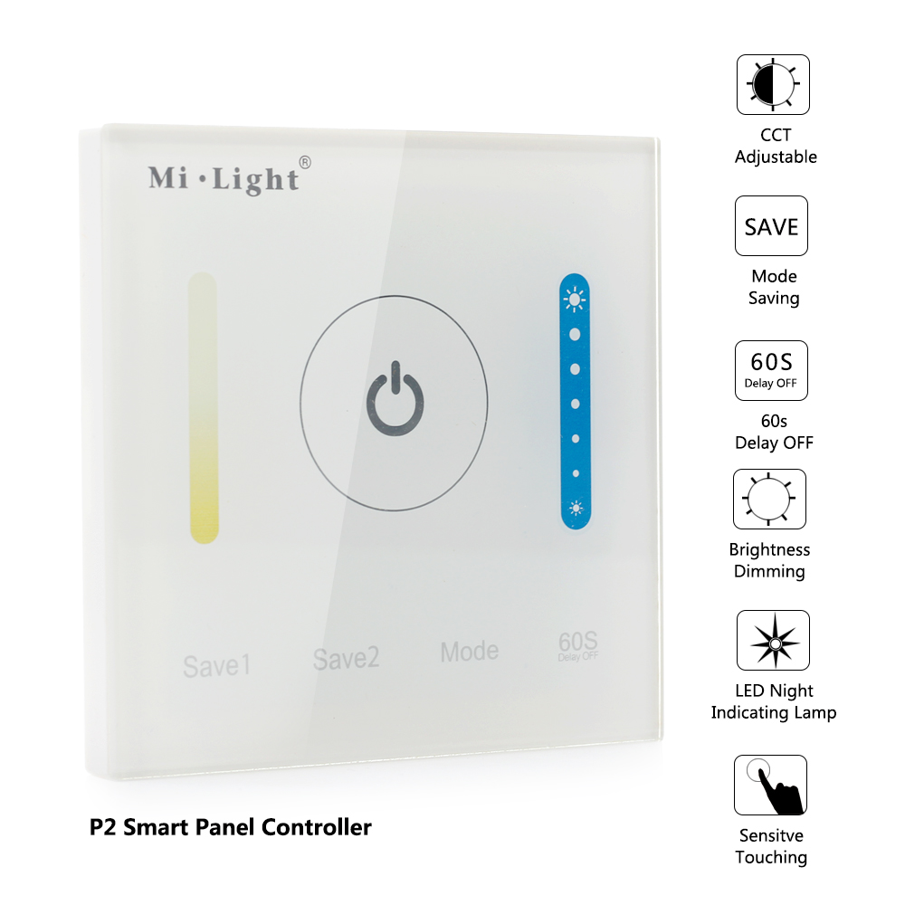 P2 LED Smart Panel Controller For Color Temperature LED Strip Lights